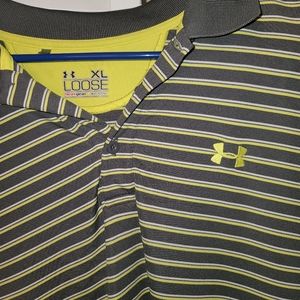 Lot of 3 Mens XL Under Armour polos